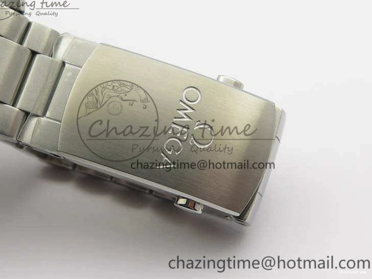 0120 FastDry Planet Ocean Master Chrono SS OM 1:1 Best Edition Black Dial On SS Bracelet A9900 V 8112